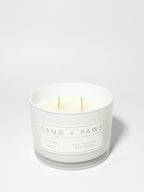 Cozy Sand + Paws Ocean Mist 12 oz scented candle