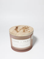 Cozy Sand + Paws Ocean & Sea Salt 12 oz scented candle