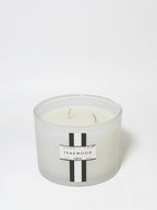 Cozy Teakwood 12 oz scented candle