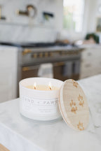 Cozy Sand + Paws Ocean Mist 12 oz scented candle
